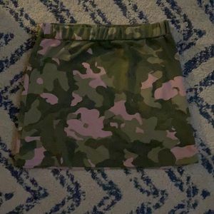 Girls camo skirt